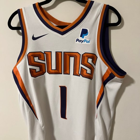 Nike Devin Booker White Phoenix Suns 2022/23 Swingman Jersey - Association M - Picture 1 of 4